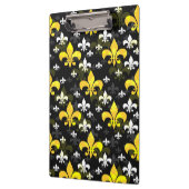 Gelbe weiße Lilie Klemmbrett (Links)