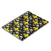 Gelbe weiße Lilie Notizblock (Linke Seite)