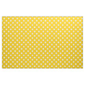 Gelbe weiße Polka Dots Textil Stoff (Fat Quarter (45,7 x 55,9 cm))