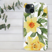 Gelbe, weiße und grüne Blumenrümpfe Case-Mate iPhone Hülle