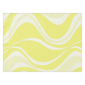 Gelbe Wellen Tableclout Tischdecke (Vorderseite (Horizontal))