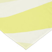 Gelbe Wellen Tableclout Tischdecke (Schrägansicht)