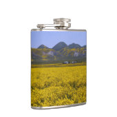 Gelbe Wildblume Flachmann (Rechts)