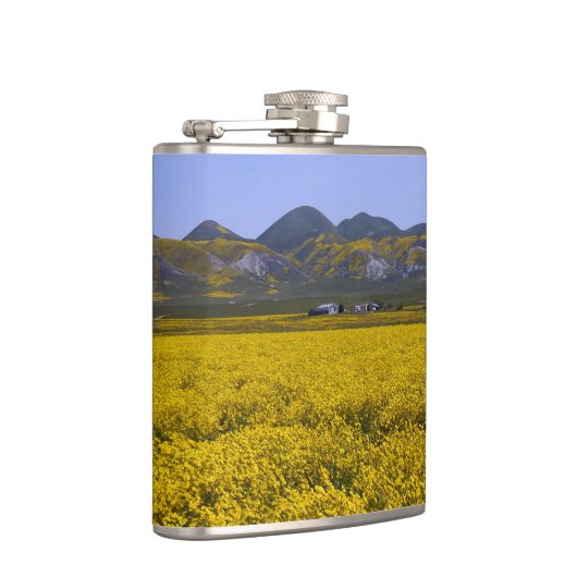 Gelbe Wildblume Flachmann (Rechts)