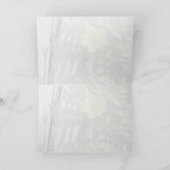 Gelbe Wildblume-Grußkarte Karte (Innenseite)