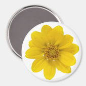 Gelbe Wildblume Magnet (Vorderseite/Rückseite)