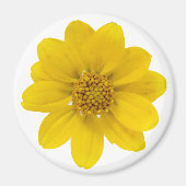 Gelbe Wildblume Magnet (Vorne)