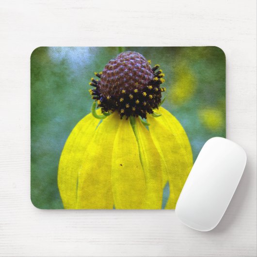 Gelbe Wildblume Mousepad (Mit Mouse)