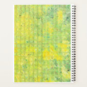 Gelbe Wildblume Original Ölgemälde Planer (Rückseite)