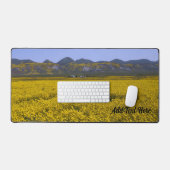 Gelbe Wildblume Schreibtischunterlage (Tastatur & Maus)