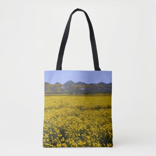 Gelbe Wildblume Tasche (Vorderseite)