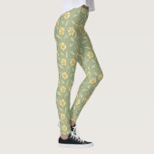 Gelbe Wildblumen auf grünen Leggings (Rechts)