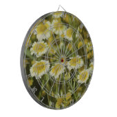 Gelbe Wildblumen Dartscheibe (Vorderseite Links)