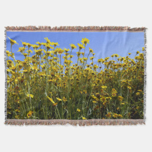 Gelbe Wildblumen Decke