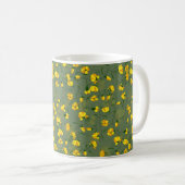 Gelbe Wildblumen Kaffeetasse (VorderseiteRechts)