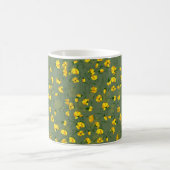Gelbe Wildblumen Kaffeetasse (Mittel)