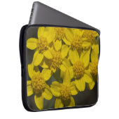 Gelbe Wildblumen Laptopschutzhülle (Vorne Rechts)