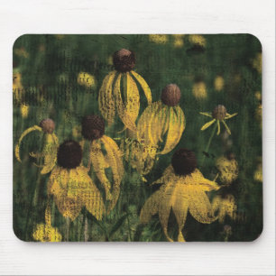 Gelbe Wildblumen Mousepad