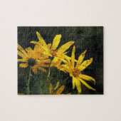 Gelbe Wildblumen Puzzle (Horizontal)