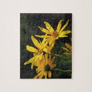 Gelbe Wildblumen Puzzle