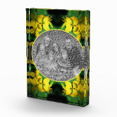 Gelbe Wildblumen Rahmen schaffen Ihre eigene Fotoblock (Rechts)