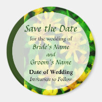 Gelbe Wildblumen Save the Date