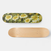 Gelbe Wildblumen Skateboard (Horizontal)