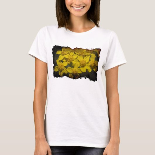 Gelbe Wildblumen T-Shirt (Vorderseite)