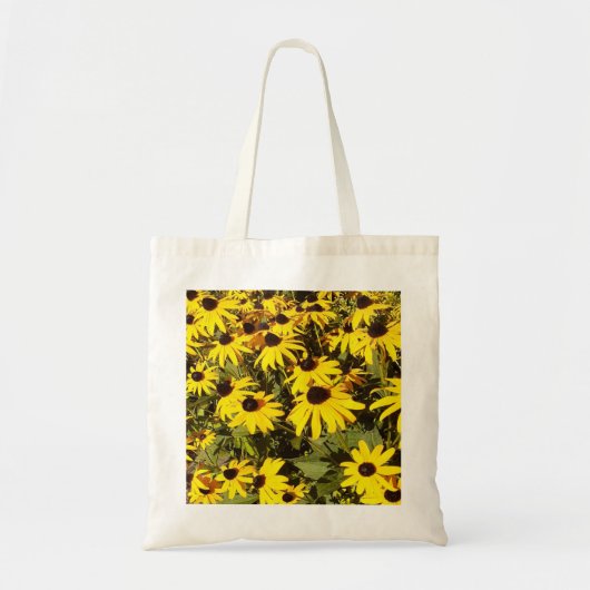 Gelbe Wildblumen Tragetasche (Vorne)