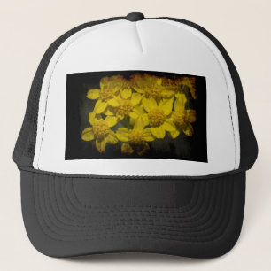 Gelbe Wildblumen Truckerkappe