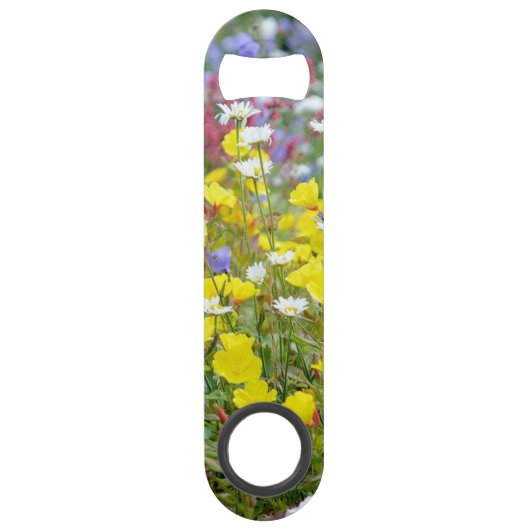 Gelbe Wilde Blume Speed Flaschenöffner (Vorderseite)
