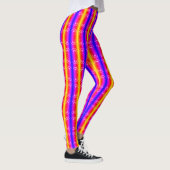 Gelbe Wirbel Leggings (Rechts)