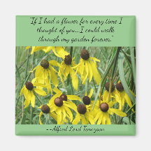 Gelbe Zauberer Gedanken über Ihr Square Magnet