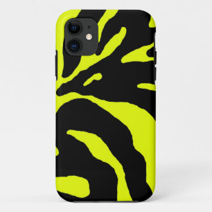 Gelbe Zebrastreifen Tierdruck Case-Mate iPhone Hülle