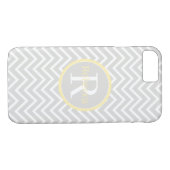 Gelbe Zickzack Monogramm selten Case-Mate iPhone Hülle (Rückseite (Horizontal))