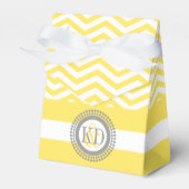 Gelbe, Zickzack Zackenzackmücke Geschenkschachtel (Vorderseite)