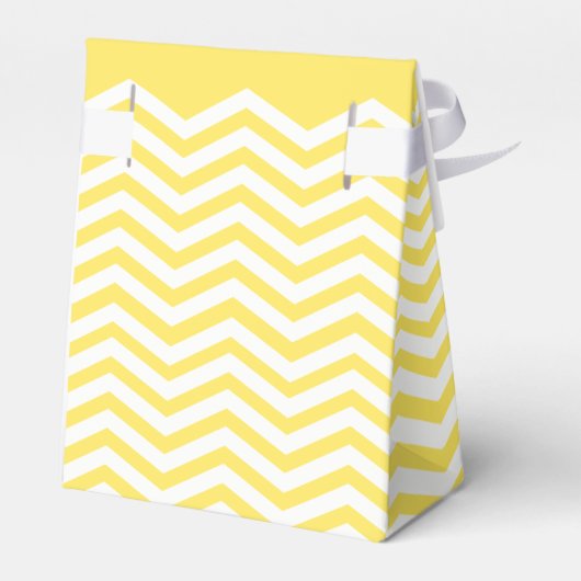Gelbe, Zickzack Zackenzackmücke Geschenkschachtel (Rückseite)