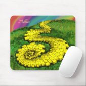 Gelbe Ziegelstein-Straße Mousepad (Mit Mouse)