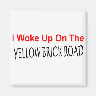 Gelbe Ziegelstraße Magnet