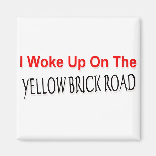 Gelbe Ziegelstraße Magnet (Vorne)