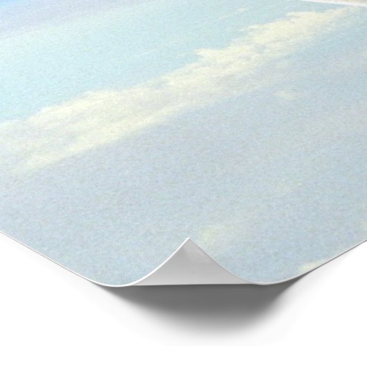 Gelbe Ziegelstraße Poster (Ecke)