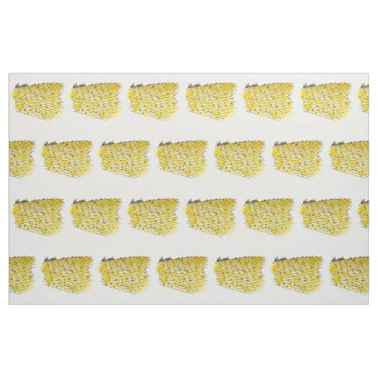 Gelbe Ziegelstraße Stoff (Fat Quarter (45,7 x 55,9 cm))