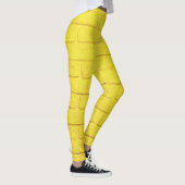 gelbe Ziegelwand Leggings (Rechts)
