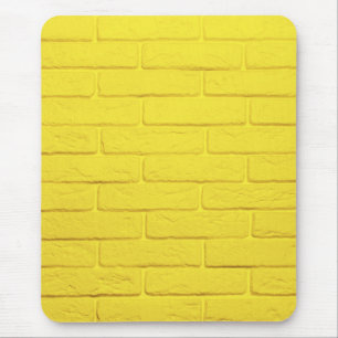 gelbe Ziegelwand Mousepad
