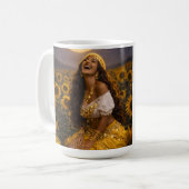 gelbe Zigeunerin Kaffeetasse (Vorderseite Links)