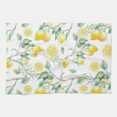 Gelbe Zitrone Geschirrtuch (Horizontal)