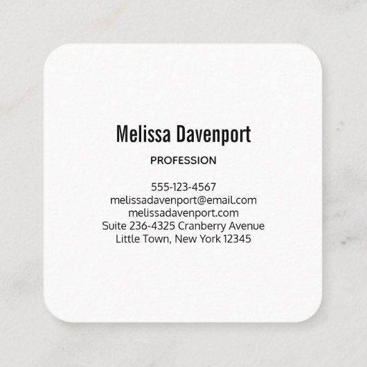 Gelbe Zitrone und Limones Fruchtmuster Quadratische Visitenkarte (Rückseite)