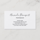 Gelbe Zitrone und Limones Fruchtmuster Visitenkarte (Rückseite)