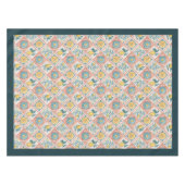 Gelbe Zitronen aus Mittelmeerraum, blaue Fliesen Tischdecke (Vorderseite (Horizontal))