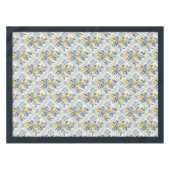 Gelbe Zitronen aus Mittelmeerraum, blaue Fliesen Tischdecke (Vorderseite (Horizontal))